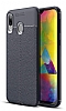 Dafoni Liquid Shield Premium Samsung Galaxy M20 Lacivert Silikon Klf