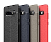 Dafoni Liquid Shield Premium Samsung Galaxy S10 Plus Krmz Silikon Klf - Resim: 1