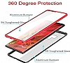 Dafoni Magnet Glass Huawei Mate 20 Lite 360 Derece Koruma Cam Siyah Klf - Resim: 1