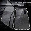 Dafoni Magnet Glass Huawei P20 360 Derece Koruma Cam Krmz Klf - Resim: 3