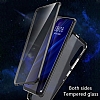 Dafoni Magnet Glass Huawei P20 Pro 360 Derece Koruma Cam Krmz Klf - Resim: 3