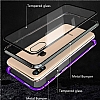 Dafoni Magnet Glass iPhone XR 360 Derece Koruma Cam Silver Klf - Resim: 1