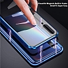 Dafoni Magnet Glass Samsung Galaxy A51 360 Derece Koruma Cam Silver Klf - Resim: 3