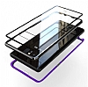 Dafoni Magnet Glass Samsung Galaxy Note 8 360 Derece Koruma Cam Silver Klf - Resim: 2