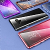 Dafoni Magnet Glass Samsung Galaxy Note 9 360 Derece Koruma Cam Lacivert Klf - Resim: 3
