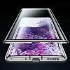 Dafoni Magnet Glass Samsung Galaxy S20 Plus 360 Derece Koruma Cam Gold Klf - Resim: 4