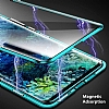 Dafoni Magnet Glass Samsung Galaxy S20 Ultra 360 Derece Koruma Cam Siyah Klf - Resim 1