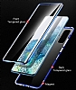 Dafoni Magnet Glass Samsung Galaxy S20 Ultra 360 Derece Koruma Cam Silver Klf - Resim 2
