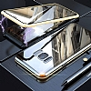 Dafoni Magnet Glass Samsung Galaxy S8 360 Derece Koruma Cam Gold Klf - Resim: 1