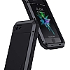 Dafoni Metal Armor iPhone 6 Plus / 6S Plus 360 Derece Koruma Siyah Klf - Resim: 4