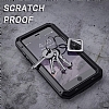 Dafoni Metal Armor iPhone 6 Plus / 6S Plus 360 Derece Koruma Siyah Klf - Resim 1
