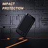 Dafoni Metal Armor iPhone 6 Plus / 6S Plus 360 Derece Koruma Siyah Klf - Resim 2