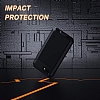 Dafoni Metal Armor iPhone 7 Plus / 8 Plus 360 Derece Koruma Gold Klf - Resim 1