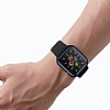 Dafoni Metallic Apple Watch 7 Siyah Klf 41mm - Resim: 1