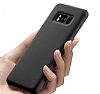 Dafoni Orjinal Series Samsung Galaxy Note 8 Lacivert Silikon Klf - Resim 3