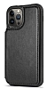 Dafoni Retro iPhone 13 Pro Czdanl Siyah Rubber Klf