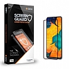 Dafoni Samsung Galaxy A20S Tempered Glass Premium Full Siyah Cam Ekran Koruyucu