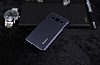 Dafoni Samsung Galaxy A3 Metallic Thin Dark Silver Rubber Klf - Resim 1