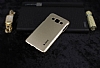 Dafoni Samsung Galaxy A3 Metallic Thin Gold Rubber Klf - Resim: 1