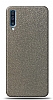 Dafoni Samsung Galaxy A70 Silver Parlak Simli Telefon Kaplama