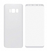 Dafoni Samsung Galaxy S8 Curve Darbe Emici Beyaz n+Arka Ekran Koruyucu Film - Resim 1