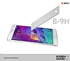 Dafoni Samsung N9100 Galaxy Note 4 Tempered Glass Ayna Silver Cam Ekran Koruyucu - Resim: 2