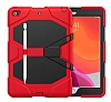 Dafoni Shock Armor iPad 10.2 2020 Kalemlikli Ultra Koruma Krmz Klf