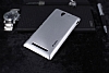 Dafoni Sony Xperia C3 Metallic Thin Silver Rubber Klf - Resim: 1