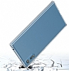 Dafoni Steel Hybrid Sony Xperia XZ effaf Silikon Kenarl Rubber Klf - Resim 6