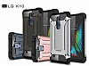 Tough Power LG K10 Ultra Koruma Krmz Klf - Resim 3