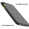 Dafoni Union iPhone SE 2020 Ultra Koruma Siyah Klf - Resim: 2