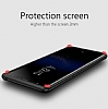 Eiroo Acrylic Hybrid Samsung Galaxy Note 8 Krmz Kenarl effaf Rubber Klf - Resim: 2