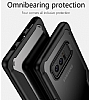 Eiroo Acrylic Hybrid Samsung Galaxy Note 8 Siyah Kenarl effaf Rubber Klf - Resim 5