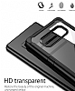 Eiroo Acrylic Hybrid Samsung Galaxy Note 8 Krmz Kenarl effaf Rubber Klf - Resim 4