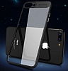 Eiroo Acrylic Hybrid iPhone 7 Plus / 8 Plus Gri Kenarl effaf Rubber Klf - Resim: 1