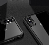 Eiroo Acrylic Hybrid iPhone X / XS Gri Kenarl effaf Rubber Klf - Resim: 8