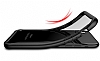Eiroo Acrylic Hybrid iPhone X / XS Krmz Kenarl effaf Rubber Klf - Resim: 5