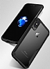 Eiroo Acrylic Hybrid iPhone X / XS Siyah Kenarl effaf Rubber Klf - Resim 2