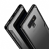 Eiroo Acrylic Hybrid Samsung Galaxy Note 9 Lacivert Kenarl effaf Rubber Klf - Resim: 2