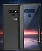 Eiroo Acrylic Hybrid Samsung Galaxy Note 9 Lacivert Kenarl effaf Rubber Klf - Resim: 3