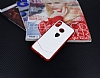 Eiroo AJ Classic Huawei Mate 20 Lite Deri Beyaz Rubber Klf - Resim: 1