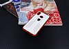 Eiroo AJ Retro Huawei P20 Lite Deri Beyaz Rubber Klf - Resim: 1