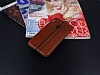 Eiroo AJ Sport iPhone 6 / 6S Deri Kahverengi Rubber Klf - Resim: 1