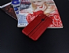 Eiroo AJ Sport iPhone 6 / 6S Deri Krmz Rubber Klf - Resim: 1