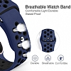 Eiroo Apple Watch / Watch 2 / Watch 3 Mavi-Pembe Spor Kordon (42 mm) - Resim 3