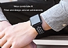 Eiroo Apple Watch Siyah-Mor Spor Kordon (38 mm) - Resim: 2