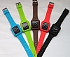 Eiroo Apple Watch / Watch 2 Silikon Kordon Krmz Klf (42 mm) - Resim 5