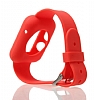 Eiroo Apple Watch / Watch 2 Silikon Kordon Krmz Klf (42 mm) - Resim: 4