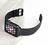 Eiroo Apple Watch Siyah Metal Kordon (42 mm) - Resim 5