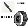 Eiroo Apple Watch / Watch 2 / Watch 3 Siyah Spor Loop Kordon (42 mm) - Resim 3